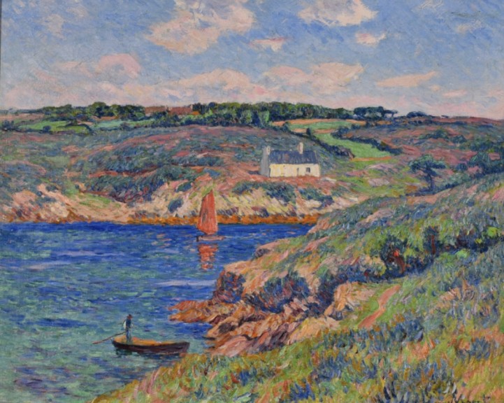 Henri Moret „Rivière de Merrien, Finistère“ (1910)