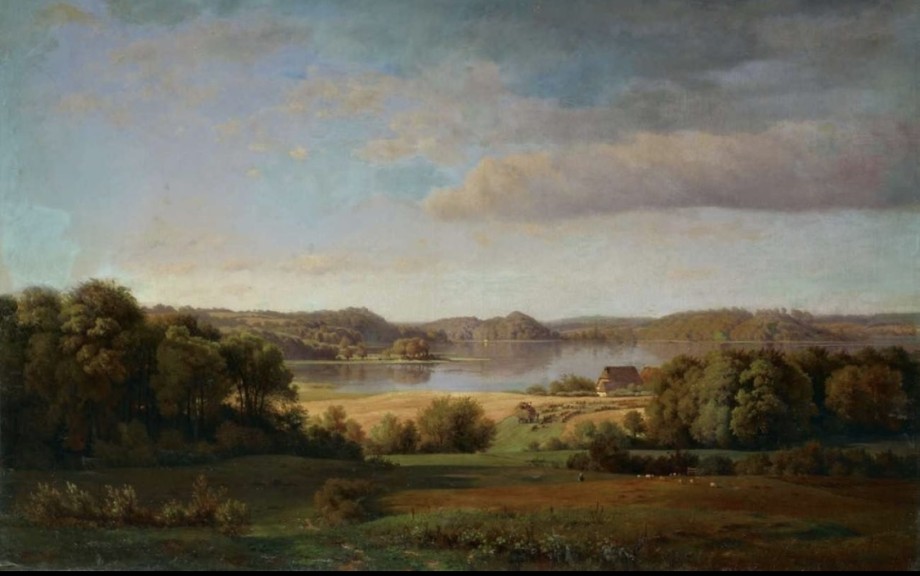 Louis Gurlitt „Schleswig-Holsteinische Landschaft“ (Öl auf Leinwand, 71,5 cm x 108,5 cm)