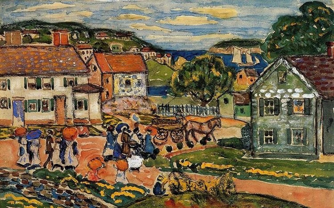 Maurice Prendergast „Marblehead“ (Aquarell, 1914/15)