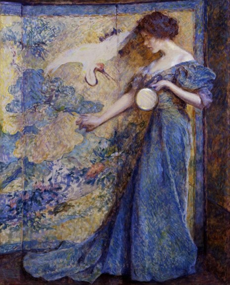 Robert Reid „Der Spiegel“ (Öl auf Leinwand, ca. 1910, 94,9 cm x 77,2 cm, Smithsonian American Art Museum)