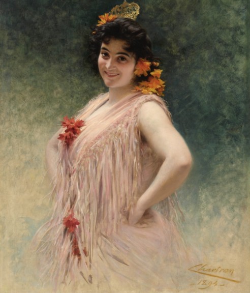 Théobald Chartran „Emma Calvé als Carmen“ (Öl auf Leinwand, 1894, Clark Art Institute, Williamstown, Massachusetts)