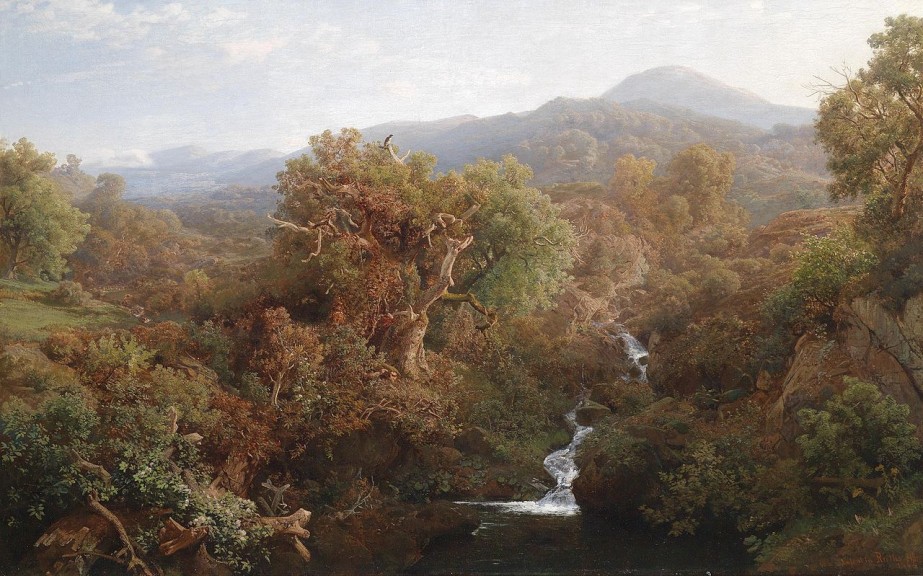 Valentin Ruths „Im Inneren der Campagna“ (Öl auf Leinwand, 1865, 100 cm x 160 cm)